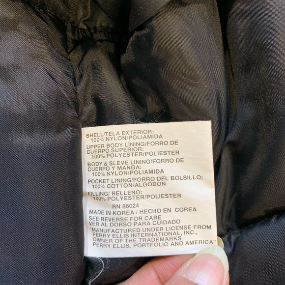 Perry Ellis America Insulated Parka Jacket Fleece Lined Detachable Hood XXL NEW - Picture 9 of 12